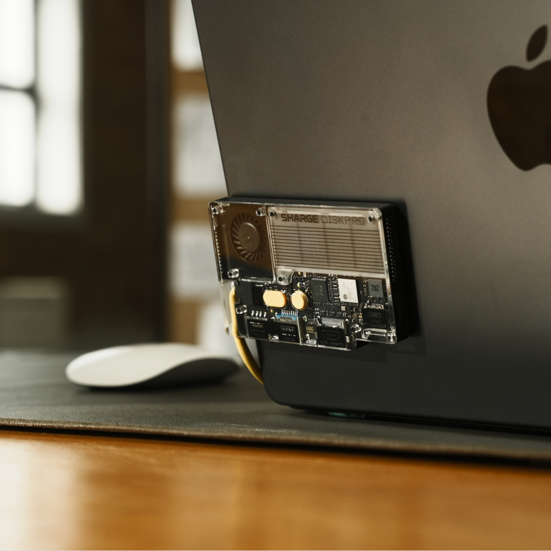 Disk Pro | 4-ports Hub丨Ice-storm Cooler丨Max 4TB丨10Gbps丨MagSafe Compatible丨HDMI 2.1丨Built-in Cable