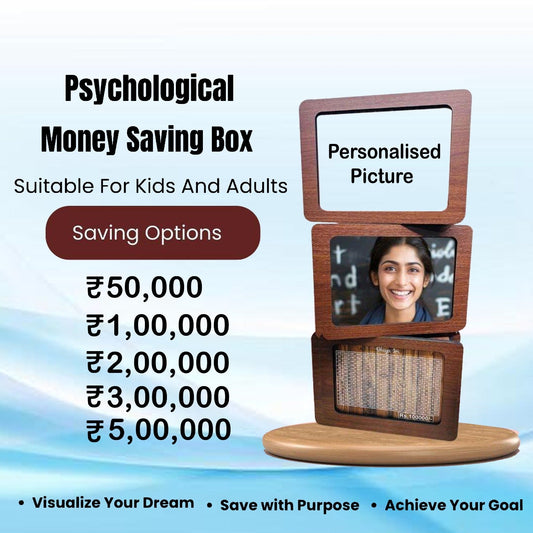 MDF Piggy Bank with Custom Photo and Names