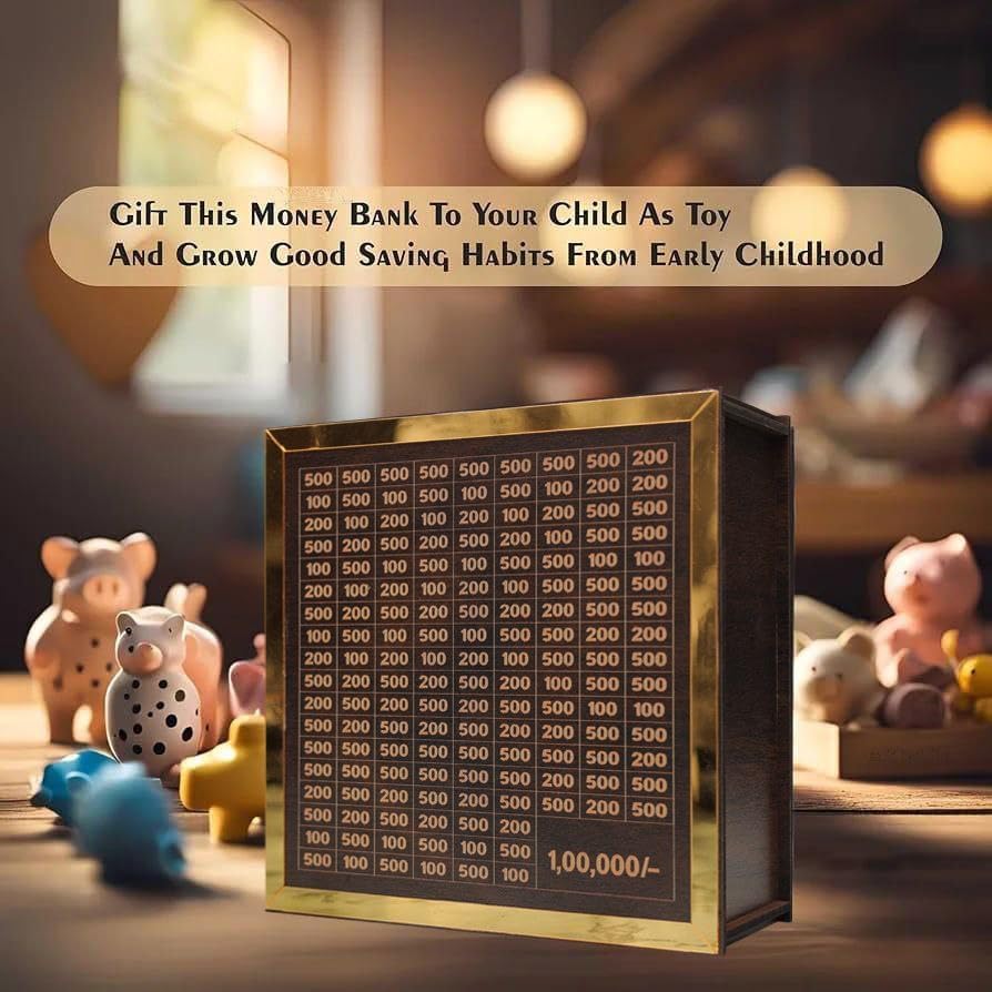 Best Birthday Gift For Kids (Personalized saving Bank With Child NAME -Teach Saving Habit  From Early Age)